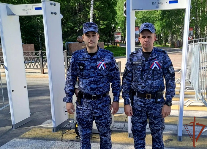 При участии Росгвардии на Урале обеспечена безопасность празднования Дня России