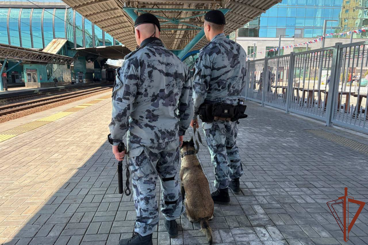 В Самаре росгвардейцы обеспечили безопасность «Паровоза Победы», который завершил свое путешествие по регионам России (видео)