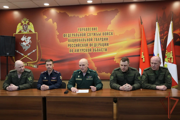 Начальника Управления Росгвардии по Амурской области представили личному составу