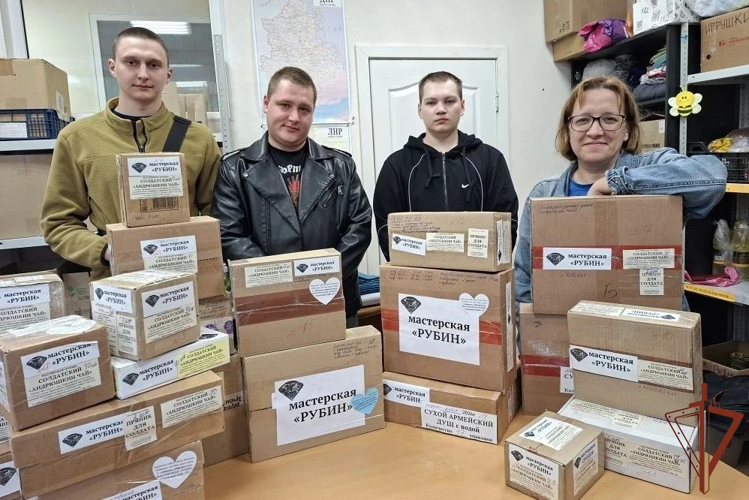 При поддержке Росгвардии состоялась очередная отправка гуманитарного груза из Томской области