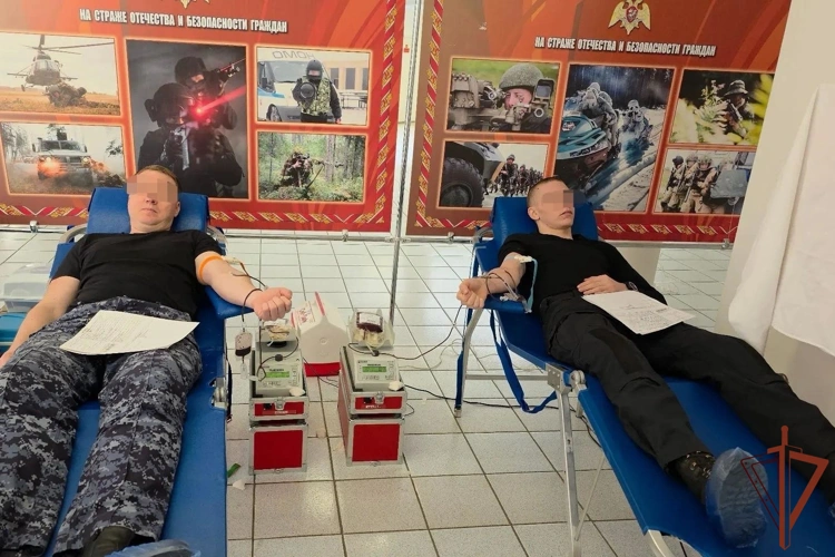 В Карелии участниками донорской акции «От сердца к сердцу» стали представители Росгвардии