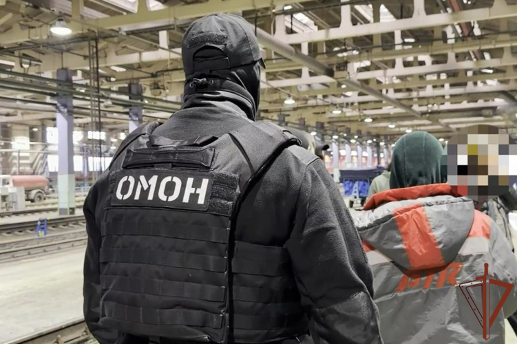 В Санкт-Петербурге при содействии сотрудников ОМОН Росгвардии проведен миграционный рейд