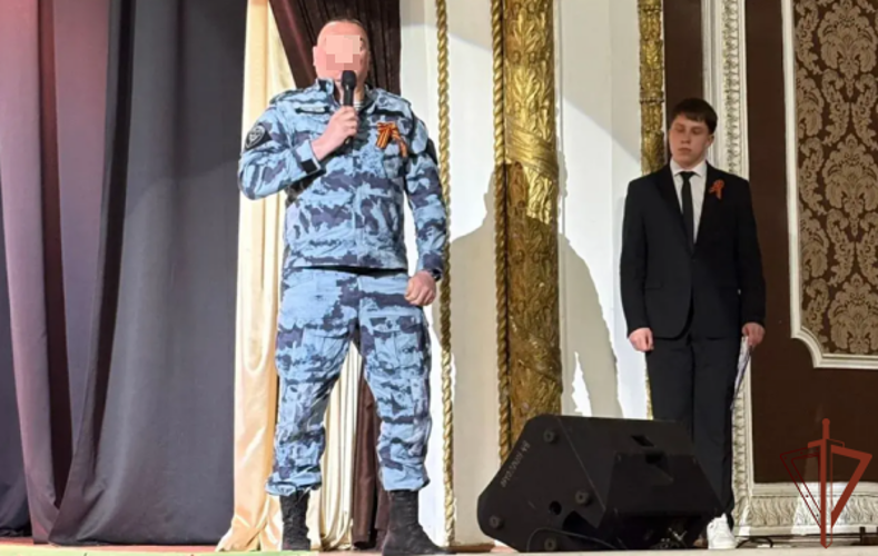 Росгвардейцы провели патриотические мероприятия в Центральной России