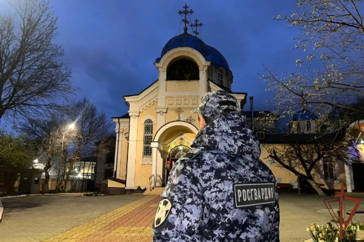 Росгвардия обеспечила безопасность проведения православного праздника Вербное воскресенье на Северном Кавказе