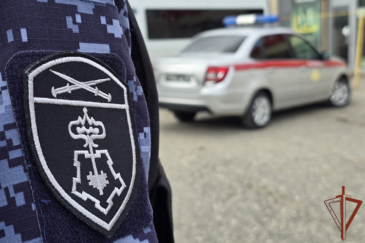 Росгвардейцы задержали правонарушителя возле торгового центра в Махачкале