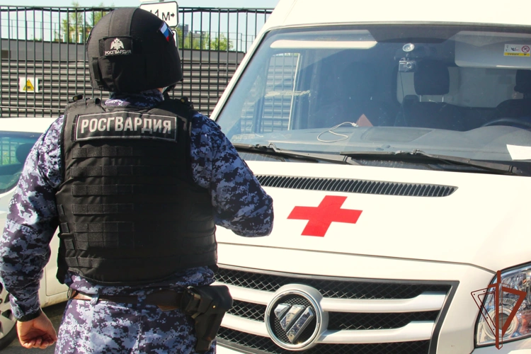 В Новосибирске сотрудники вневедомственной охраны Росгвардии оказали помощь несовершеннолетней, пострадавшей в ДТП
