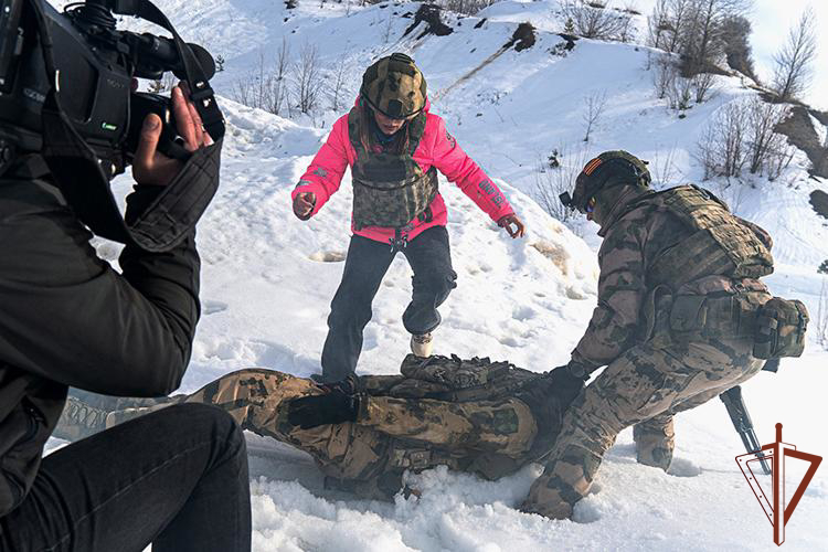 В Пензе журналисты телеканала прошли тренировку вместе с бойцами Росгвардии (видео)