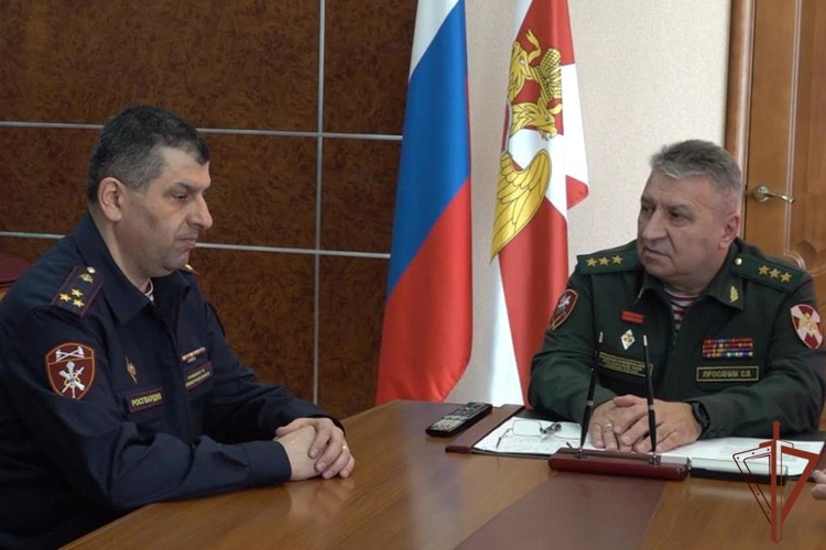 Командующий Приволжским округом представил начальника Управления Росгвардии по Оренбургской области