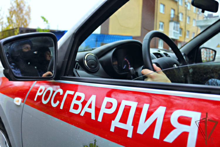 В Красноярске росгвардейцы оказали помощь пострадавшему в ДТП (видео)