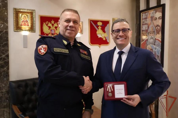 Губернатор Вологодской области награжден юбилейной медалью «10 лет Федеральной службы войск национальной гвардии Российской Федерации»