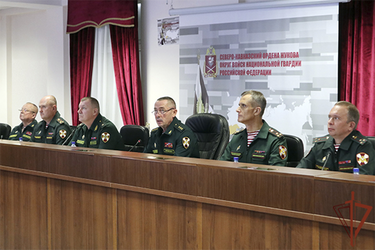В Северо-Кавказском округе Росгвардии состоялся военный совет