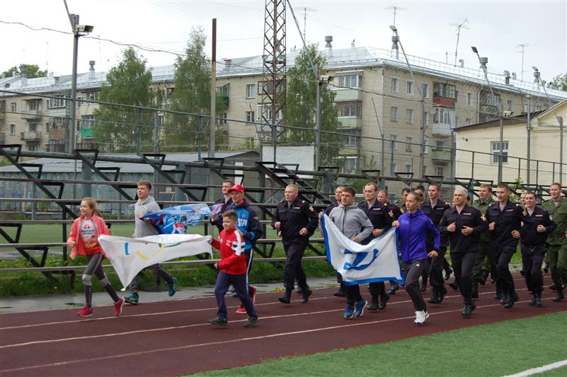 Нижегородские росгвардейцы приняли эстафету-флешмоб, посвящённую 95-летию общества «Динамо»