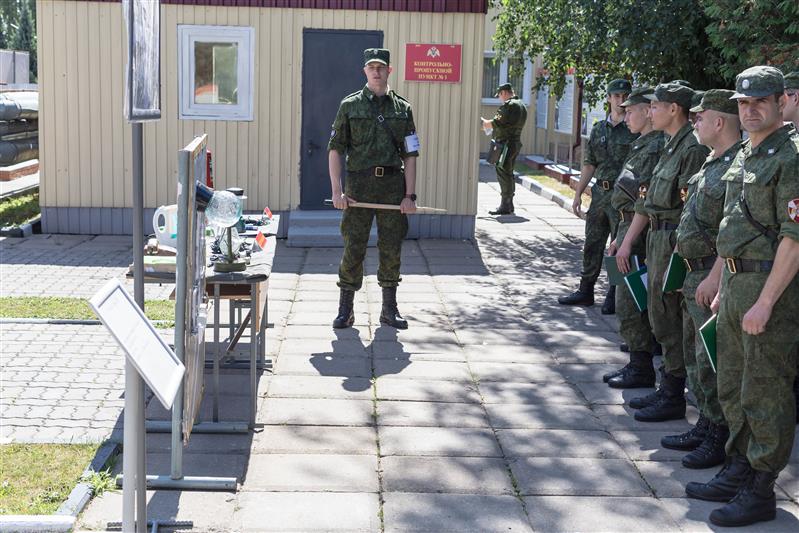 В Центральном округе Росгвардии летний период обучения начался с занятий по мерам безопасности