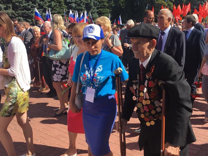 Росгвардейцы Центрального округа празднуют 75-летие победы в Курской битве