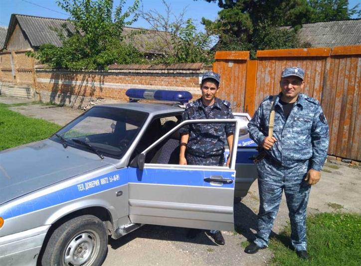 Жительница Северной Осетии поблагодарила  росгвардейцев за предотвращение пожара 