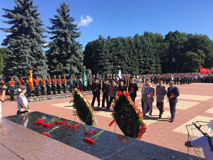 Росгвардейцы Центрального округа празднуют 75-летие победы в Курской битве