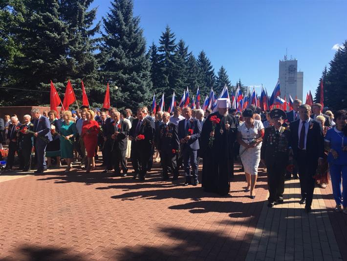 Росгвардейцы Центрального округа празднуют 75-летие победы в Курской битве