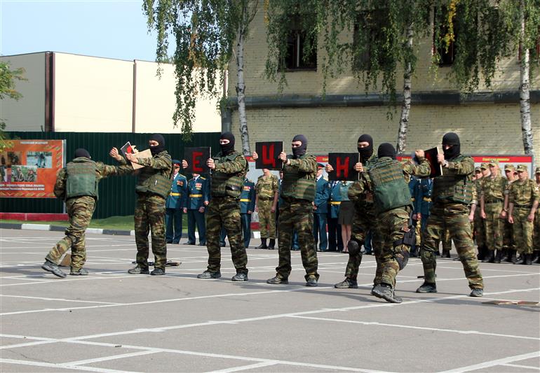 Военнослужащие отдельного отряда специального назначения «Пересвет» отметили 12 лет со дня образования воинской части