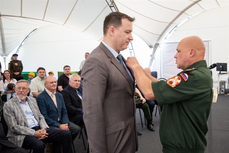 Статс-секретарь – заместитель директора Росгвардии генерал-полковник Сергей Захаркин посетил Московский фестиваль прессы