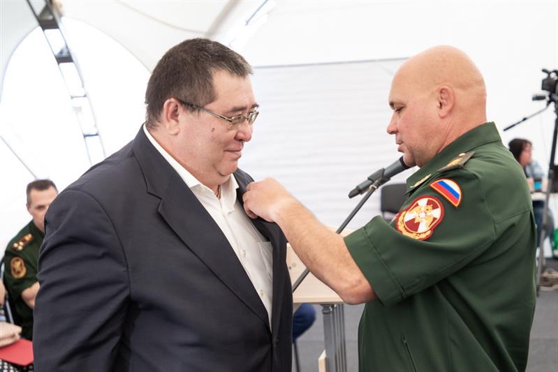 Статс-секретарь – заместитель директора Росгвардии генерал-полковник Сергей Захаркин посетил Московский фестиваль прессы