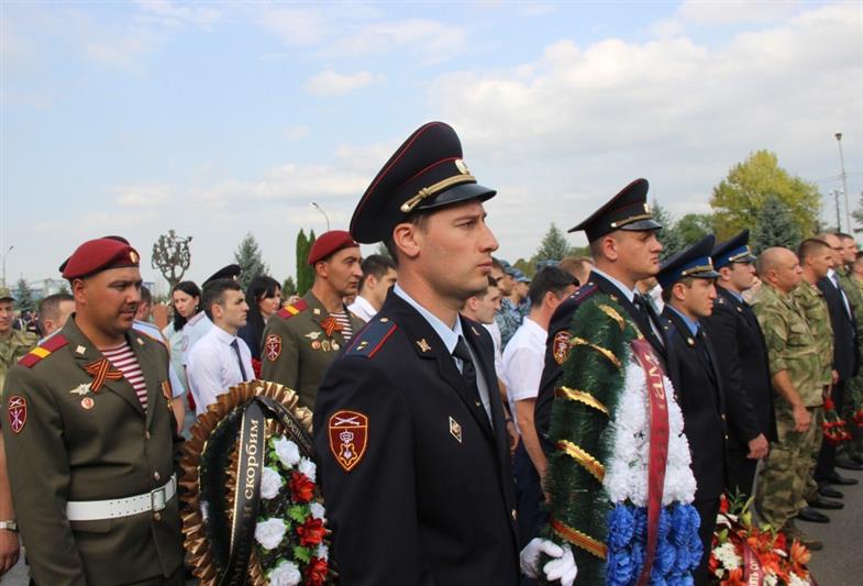 В Северной Осетии росгвардейцы почтили память жертв трагедии в Беслане