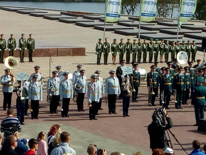 Музыкальные коллективы Уральского округа Росгвардии приняли участие в фестивале духовых оркестров 
