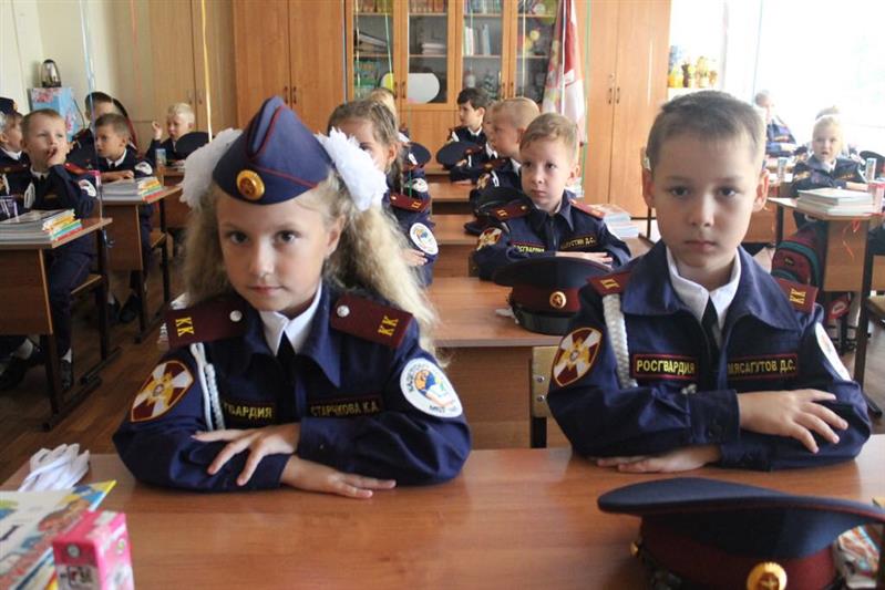 В День знаний в Самарской области открылся кадетский класс Росгвардии