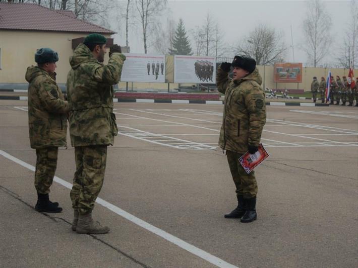 В Смоленске военнослужащие отряда спецназа Росгвардии отметили  96-ю годовщину образования воинской части