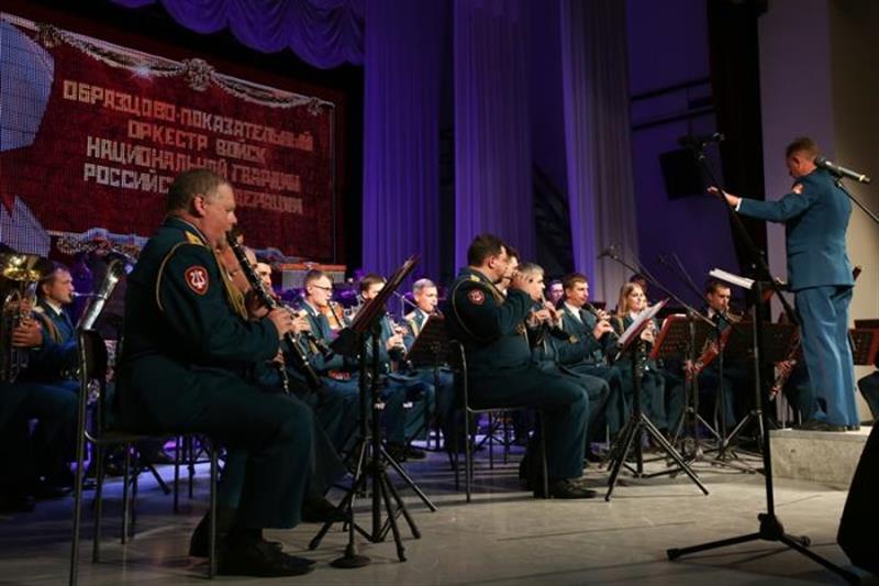 На Северном Кавказе проходит гастрольный тур Образцово-показательного оркестра Росгвардии (фото, видео)