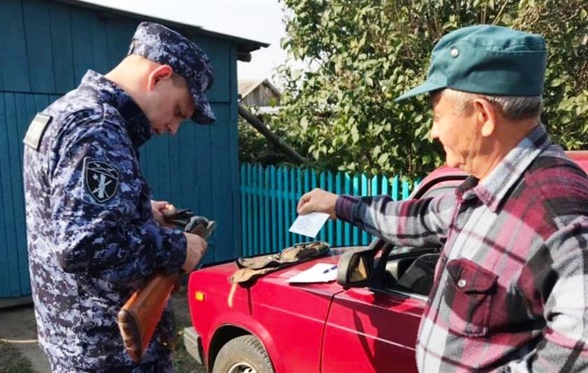 В Зауралье сотрудники Росгвардии провели операцию «Ружье»