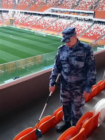 Росгвардия приняла участие в обеспечении безопасности футбольного матча Российской Премьер-Лиги в Саранске