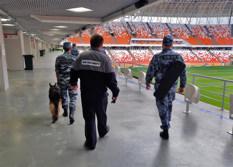 Росгвардия приняла участие в обеспечении безопасности футбольного матча Российской Премьер-Лиги в Саранске