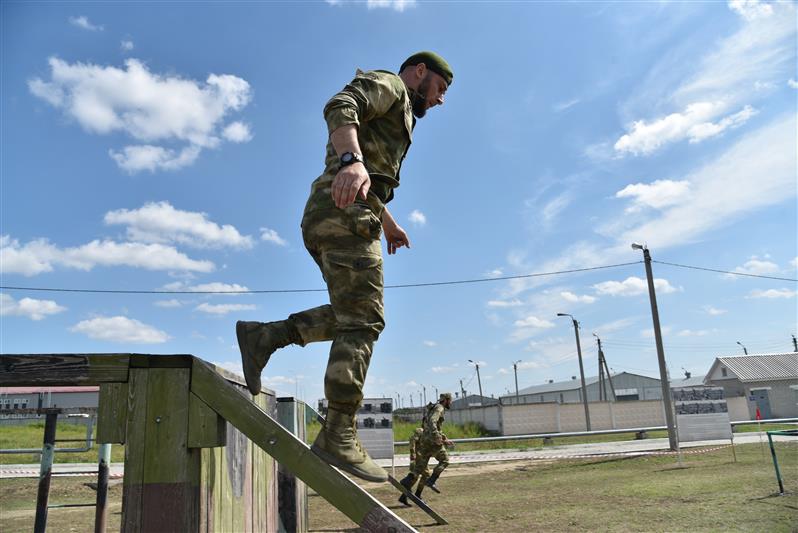В грозненском соединении Росгвардии состоялся чемпионат по военно-прикладному спорту