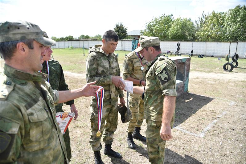В грозненском соединении Росгвардии состоялся чемпионат по военно-прикладному спорту