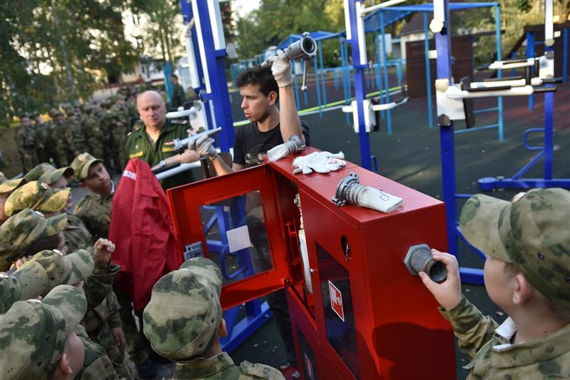 В МПКУ им М.А. Шолохова Росгвардии проведены комплексные занятия по пожарной безопасности (фото)