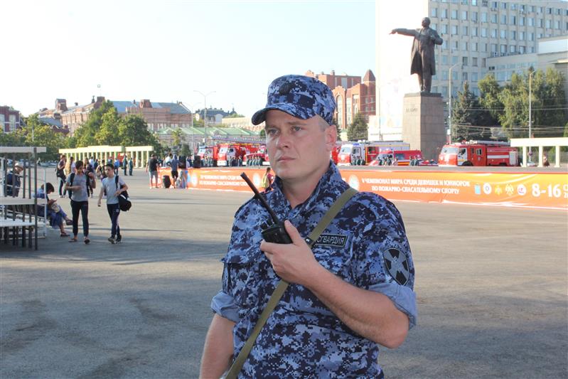 Военнослужащие и сотрудники Росгвардии выполнили задачи по обеспечению безопасности Чемпионата мира по пожарно-спасательному спорту 