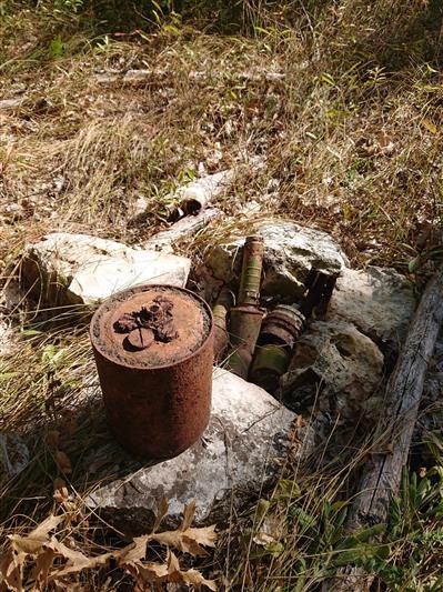 В Севастополе сотрудники ОМОН Росгвардии обследовали боеприпасы времен Великой Отечественной войны