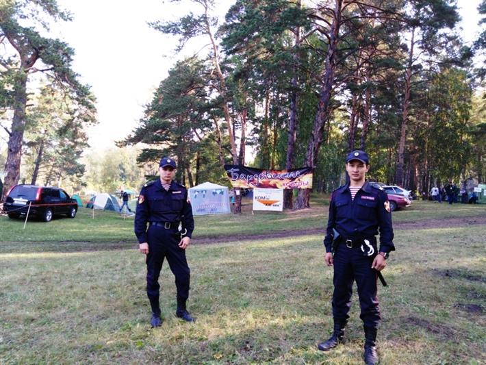 В Зауралье росгвардейцы обеспечили правопорядок во время проведения межрегионального фестиваля авторской песни