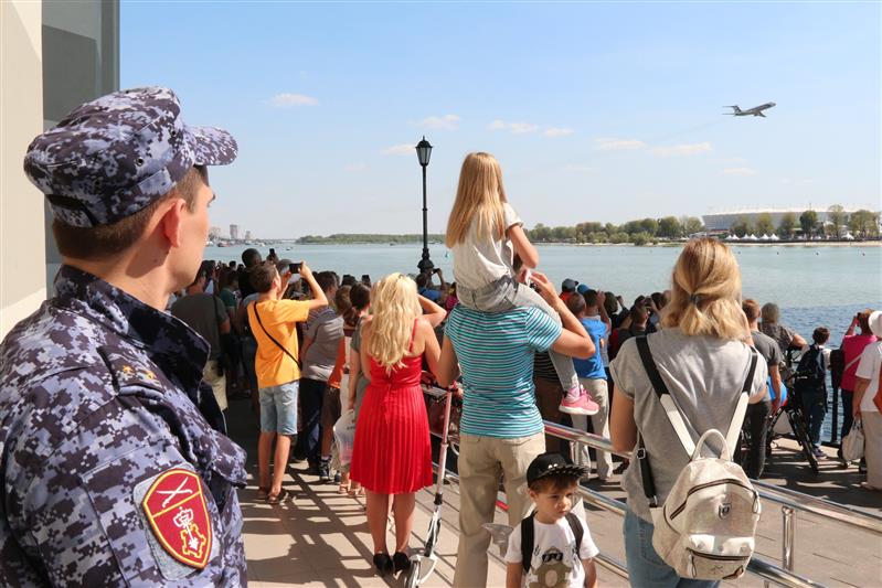 Росгвардия приняла участие в обеспечении безопасности празднования Дня города в Ростове-на-Дону