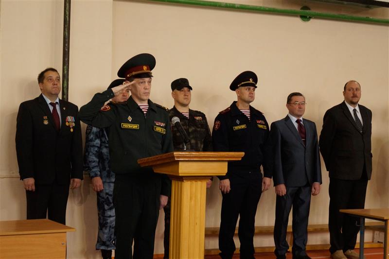 Учащиеся первого в Марий Эл класса Росгвардии принесли кадетскую клятву (фото, видео)