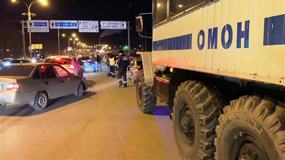 При содействии ОМОН в Екатеринбурге пресечён ряд грубых нарушений правил дорожного движения