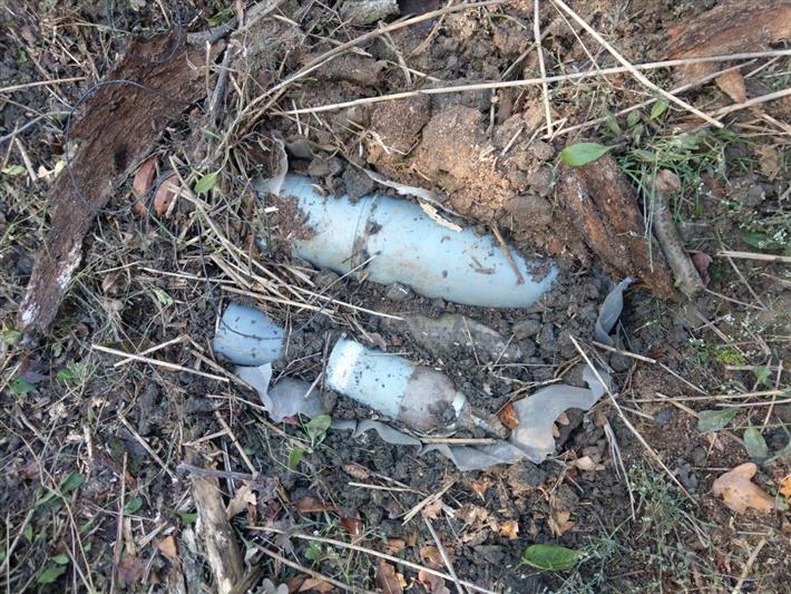 Военнослужащие ОГВ (с) на Северном Кавказе обнаружили и уничтожили боеприпасы, находившиеся в земле со времен активных боевых действий
