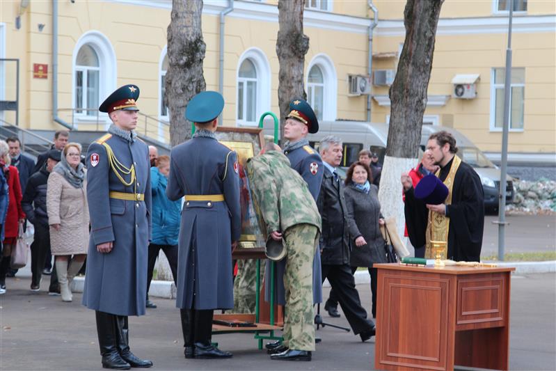 Освящение главной иконы Центрального узла связи Росгвардии состоялось в Подмосковье