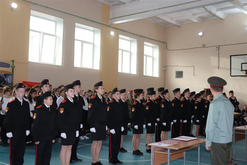 Учащиеся первого в Марий Эл класса Росгвардии принесли кадетскую клятву (фото, видео)