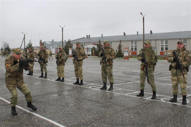 Курсанты петербургского военного института Росгвардии прошли стажировку в Чеченской Республике