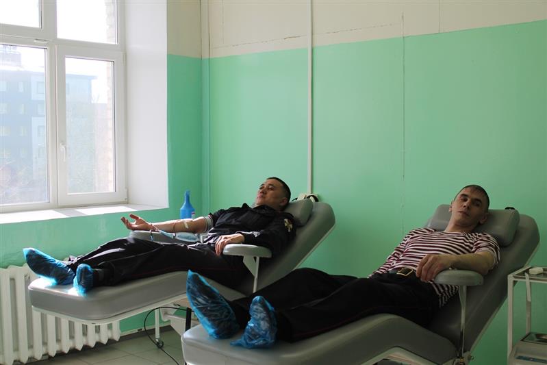 В Башкортостане росгвардейцы провели донорскую акцию