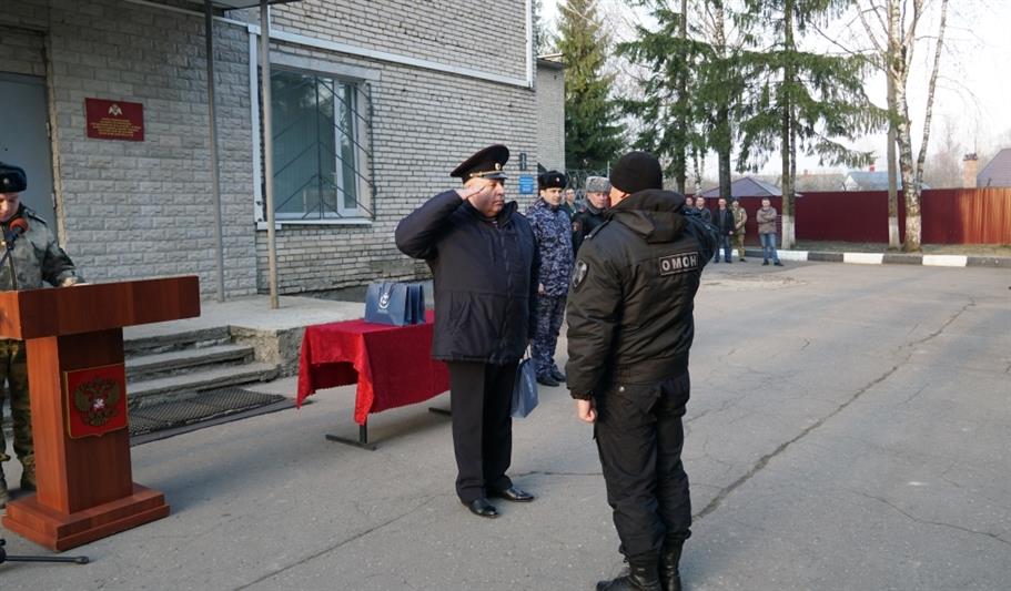 Сотрудники псковских спецподразделений Росгвардии вернулись из служебной командировки