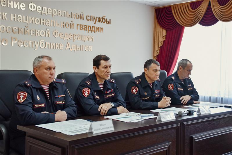Начальник адыгейского управления Росгвардии пообщался с представителями республиканской прессы