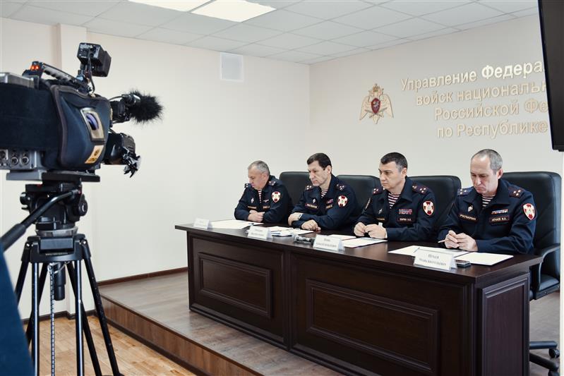 Начальник адыгейского управления Росгвардии пообщался с представителями республиканской прессы