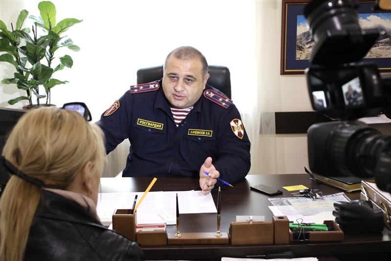 Журналисты телеканала «Россия 24» посетили терорган Росгвардии в Кабардино-Балкарии